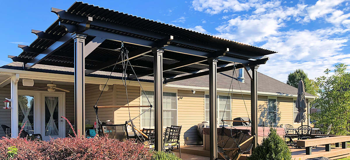 Horay for Louvered Pergolas